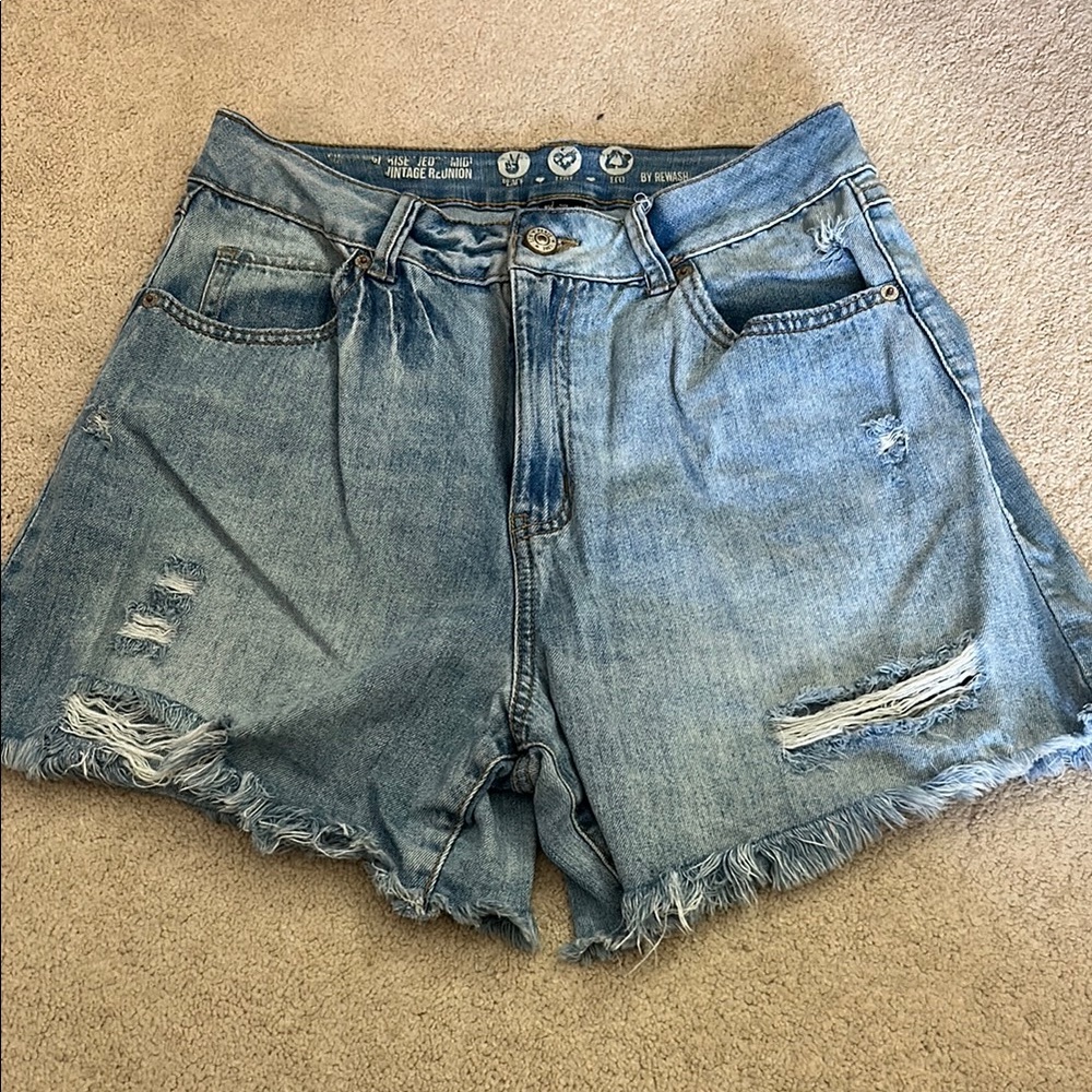Denim Distressed Women Shorts